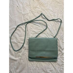 Safe Keeper Mint Green Wallet Crossbody Bag Built-In Organizer Travel Purse 8703